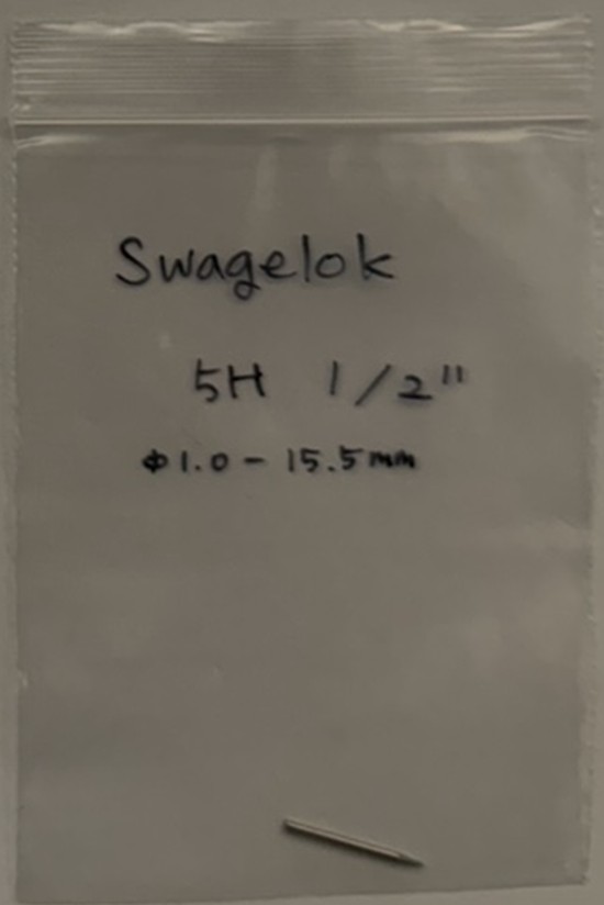 Swagelok 5H 1.0 15.5mm